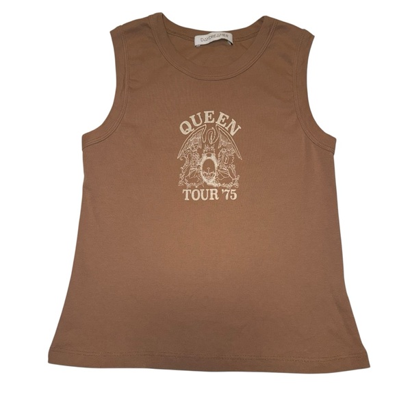 Daydreamer Queen 1975 Shrunken Tank Top Tee small Womens Shirt Free People - Picture 7 of 9